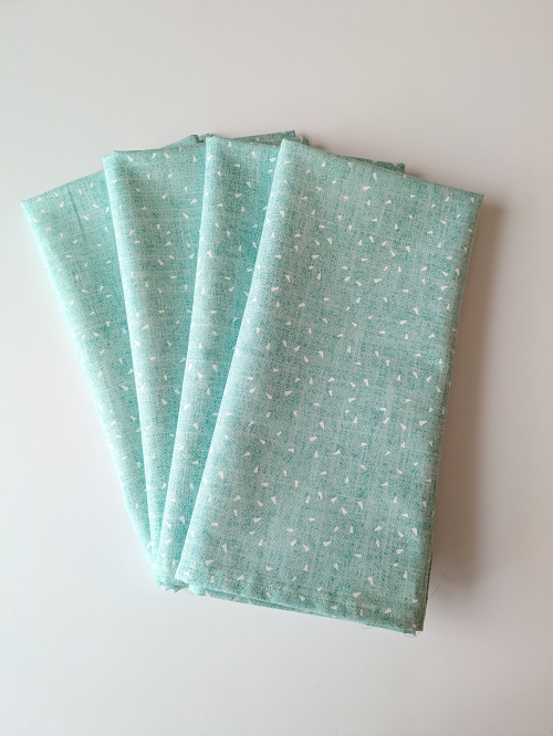 SupremeAccents_Mint Green Dinner Table Napkins Decorative napkins Dining table napkins Cotton dinner napkins Set of 4