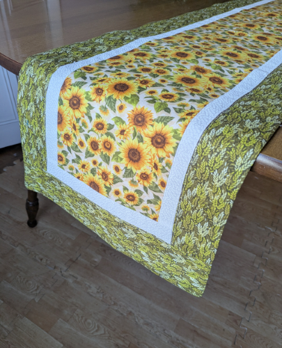 Supreme Accents Sunflower Table Runner Floral table runner Summer table runner Spring table runner