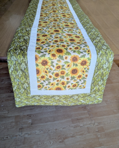 Supreme Accents Sunflower Table Runner Floral table runner Summer table runner Spring table runner