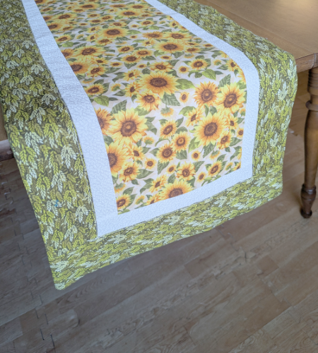 Supreme Accents Sunflower Table Runner Floral table runner Summer table runner Spring table runner