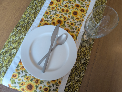 Supreme Accents Sunflower Table Runner Floral table runner Summer table runner Spring table runner