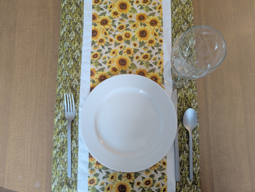 Supreme Accents Sunflower Table Runner Floral table runner Summer table runner Spring table runner