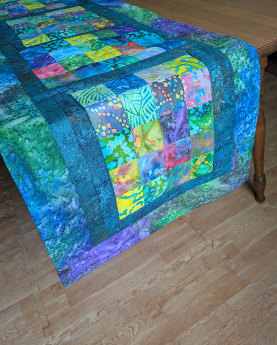Supreme Accents Batik table runner Aurora Colorful table runner Geometric table runner Table runner for dining room table