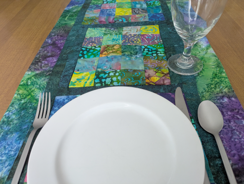 Supreme Accents Batik table runner Aurora Colorful table runner Geometric table runner Table runner for dining room table