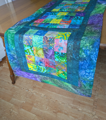 Supreme Accents Batik table runner Aurora Colorful table runner Geometric table runner Table runner for dining room table