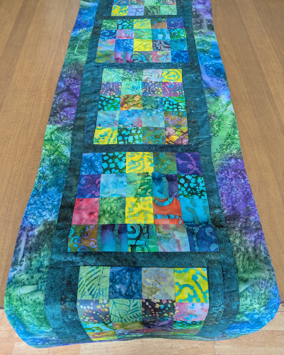 Supreme Accents Batik table runner Aurora Colorful table runner Geometric table runner Table runner for dining room table