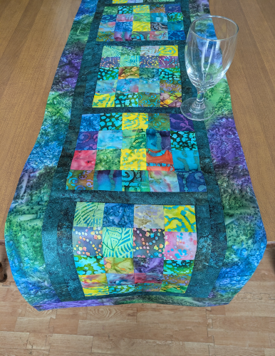 Supreme Accents Batik table runner Aurora Colorful table runner Geometric table runner Table runner for dining room table