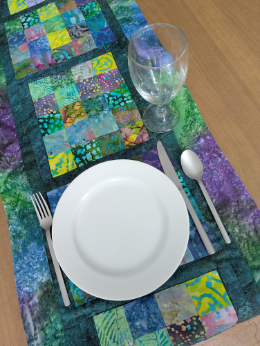 Supreme Accents Batik table runner Aurora Colorful table runner Geometric table runner Table runner for dining room table