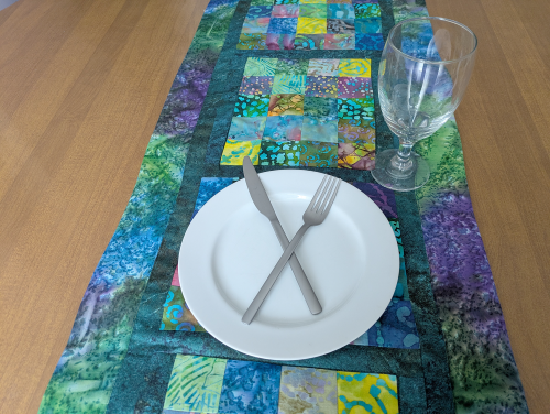 Supreme Accents Batik table runner Aurora Colorful table runner Geometric table runner Table runner for dining room table