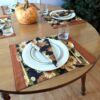 Supreme Accents Harvest Floral Placemat and Napkin Set Sunflower placemats Botanical placemat Fall placemats and napkins Thanksgiving placemats Modern placemats Dining placemats Dining placemats sets Cloth placemats ,Decorative placemats Dinner placemats cloth place mats dining room placemats cloth placemats and napkins country placemats farmhouse placemats handmade placemats modern farmhouse placemats with matching napkins fabric placemats place setting placemat placemats for dining room table country style placemats decorative placemats decorative table mats