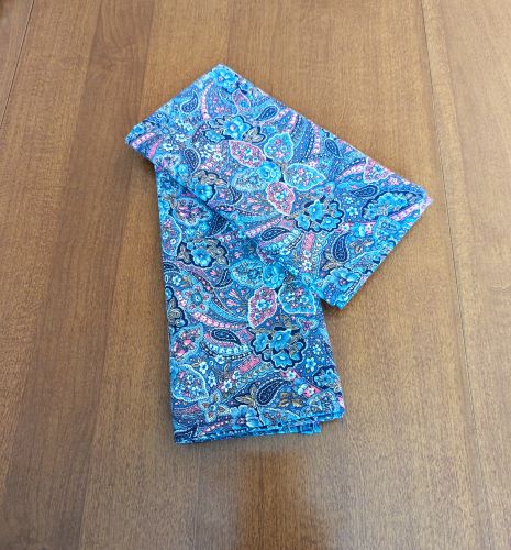 Supreme Accents Paisley Blue Dinner Table Napkins cotton dinner napkins blue cloth napkins dining napkins eco friendly napkins everyday cloth napkins blue cotton napkins decorative napkins dinner table napkins dining napkins cotton napkins
