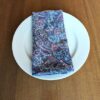 Supreme Accents Paisley Blue Dinner Table Napkins cotton dinner napkins blue cloth napkins dining napkins eco friendly napkins everyday cloth napkins blue cotton napkins decorative napkins dinner table napkins dining napkins cotton napkins
