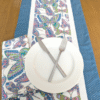 Supreme Accents Butterfly Table Runner napkin set Blue Colorful table runner Cotton table runner Spring table runner Summer table runner