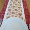 Supreme Accents Gingerbread table runner Quilted Christmas table runner Dining Table Runner kitchen island table runner Christmas themed table runner colorful Christmas table runner console table runner gingerbread table runner kitchen table runner modern farmhouse table runner Christmas runner holiday table runner Christmas table setting Christmas table decor table runner for coffee table runner for dining table xmas table runner