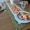 Supreme Accents Fall Leaves Table Runner Napkin set Green fall table runner autumn table runner fall leaves table runner fall quilted table runners thanksgiving runner dining table runner farmhouse table runner modern table runner thanksgiving table runner dinner table runner entryway table runner fall table toppers farmhouse style table runners maple leaf table runner