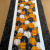 Supreme Accents_Spooky Halloween table runner,Jack o Lantern table runner,Fall table runner,Autumn table runner,Festive table runner, Orange and Black table runner, Halloween table decor,Fall dining decorations,Spooky table settings,fall table runner,autumn table runner,fall quilted table runner,dining table runner,farmhouse table runner,modern table runner,Halloween table runner,dinner table runner,entryway table runner,farmhouse style table,Halloween table runner for farmhouse decor,Fall dining decorations
