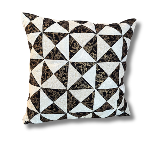 Black and White Geometric Throw Pillow - Image 7