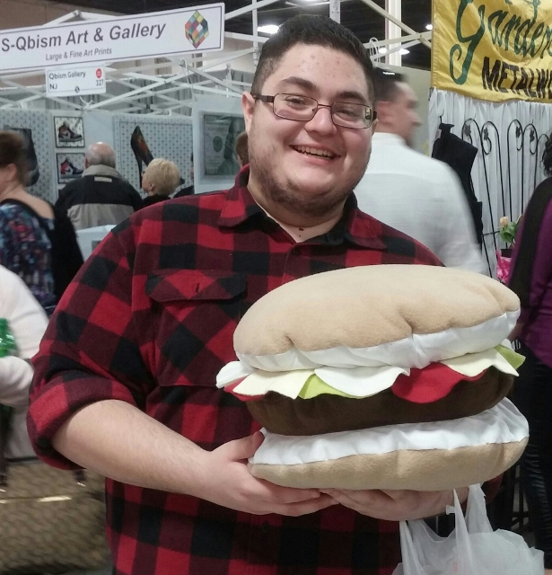 Cheeseburger Throw Pillow - Image 3