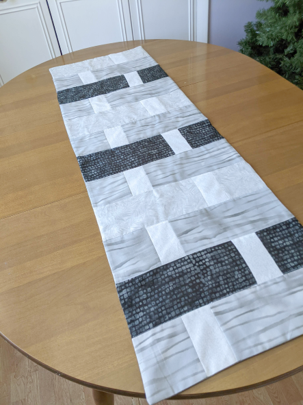 Pathways Light Modern Table Runner - Image 4
