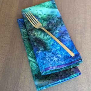 Batik Dinner Table Napkins Aurora