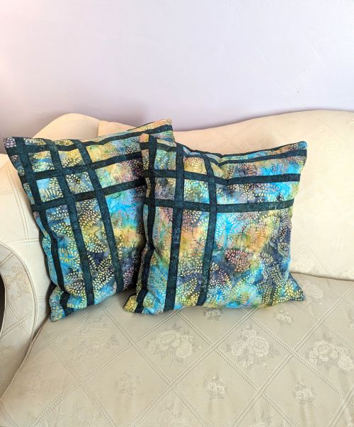 Batik Colorful Throw Pillows Two Set - Image 4
