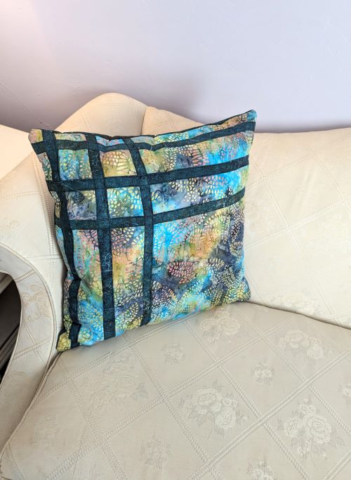 Batik Colorful Throw Pillow Too - Image 2