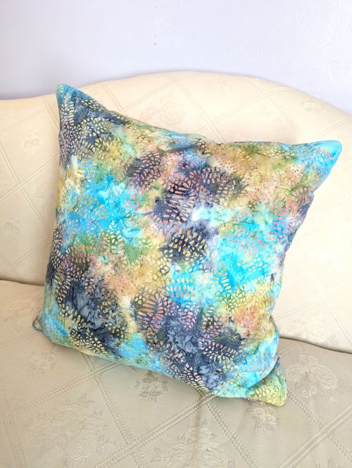Batik Colorful Throw Pillow - Image 5
