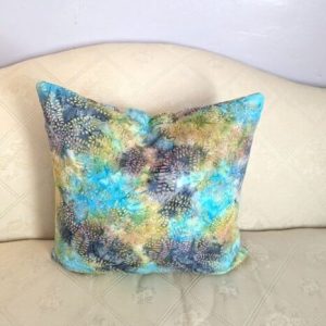 Batik Colorful Throw Pillow