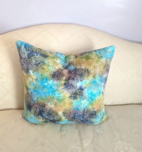 Batik Colorful Throw Pillow