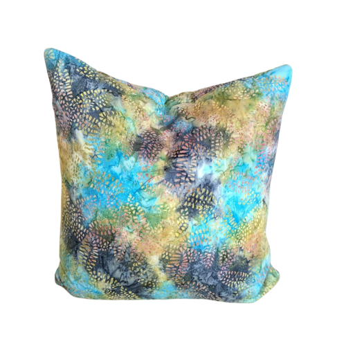 Batik Colorful Throw Pillow - Image 8