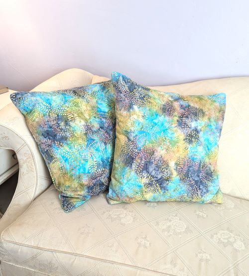 Batik Colorful Throw Pillow - Image 6