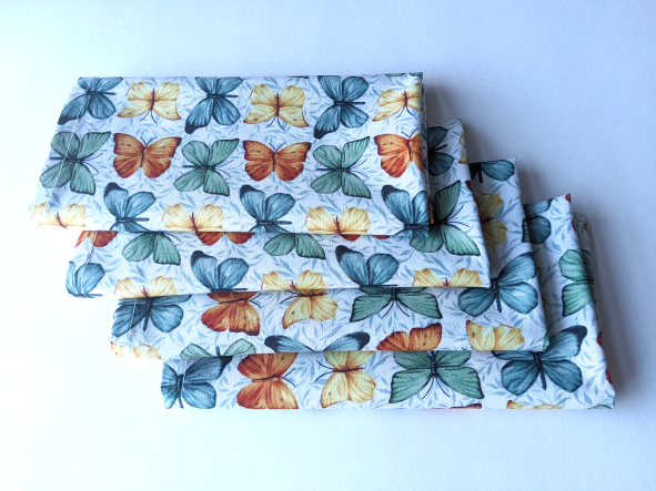 Colorful Butterfly Dinner Table Napkins - Image 9