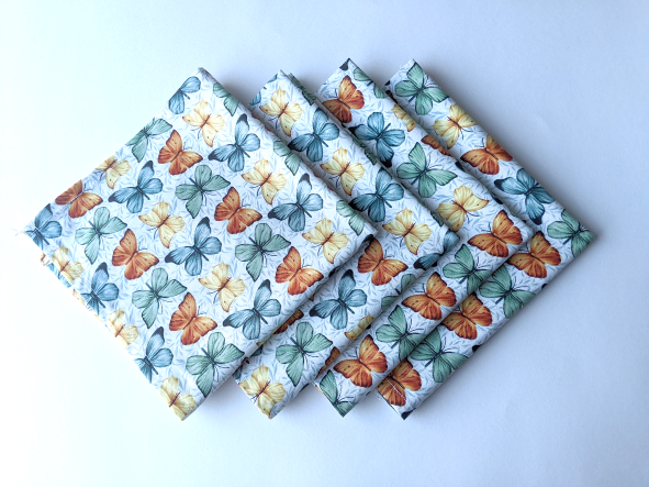 Colorful Butterfly Dinner Table Napkins - Image 8