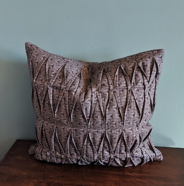 Charcoal Mist Throw Pillow - Image 4
