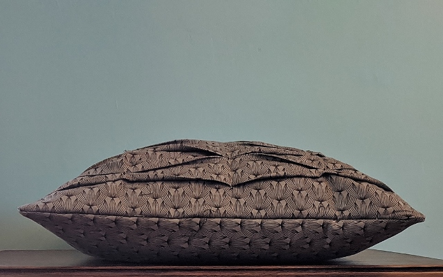 Charcoal Mist Throw Pillow - Image 5