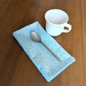 Dusty Blue Dinner Table Napkins