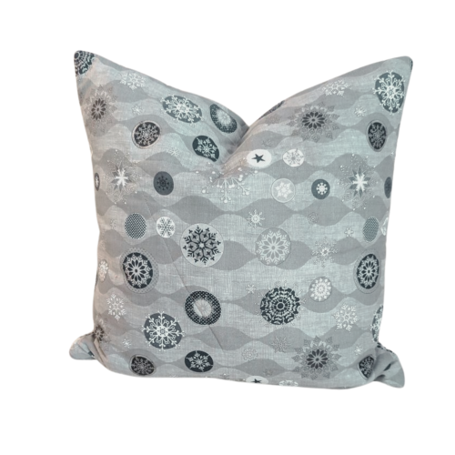 Falling Snowflakes Throw Pillow Too - Image 7