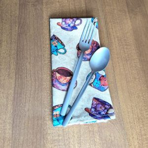 Funky Coffee Dinner Table Napkins