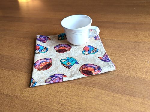 Funky Coffee Dinner Table Napkins - Image 3