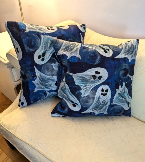 Ghost Halloween Throw Pillow Set - Image 3