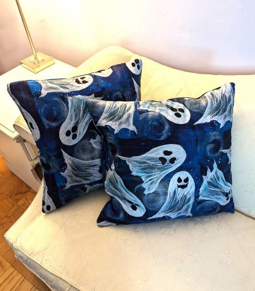 Ghost Halloween Throw Pillow Set - Image 2