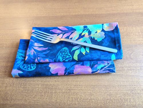 Harmony Blue Dinner Table Napkins - Image 8