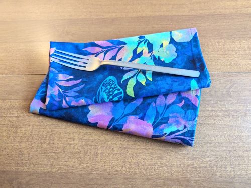 Blue Butterfly Dinner Table Napkins - Image 7