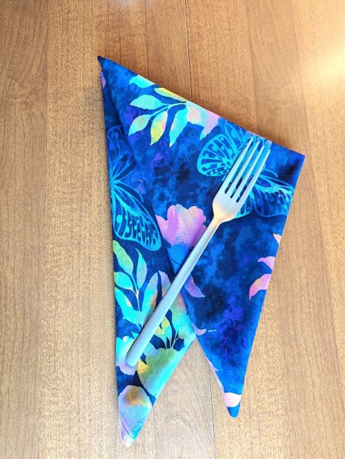 Blue Butterfly Dinner Table Napkins - Image 6
