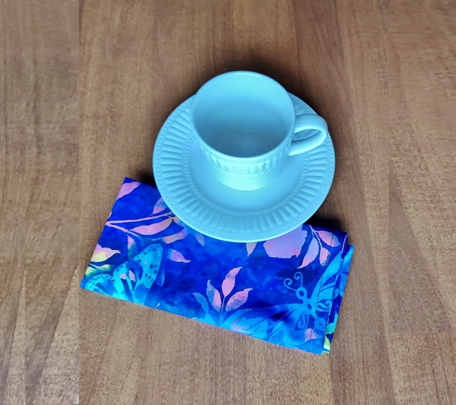 Blue Butterfly Dinner Table Napkins - Image 2