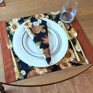 Harvest Floral Placemat Napkin Set