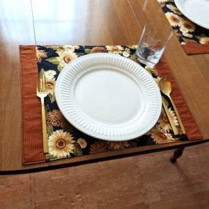 Harvest Floral Dining Table Placemats