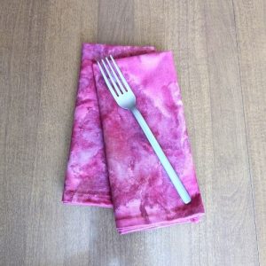 Pink Batik Dinner Table Napkins