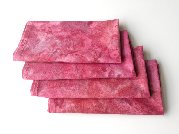 Pink Batik Dinner Table Napkins - Image 7