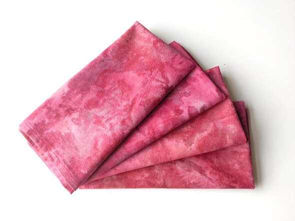 Pink Batik Dinner Table Napkins - Image 8